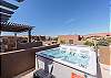 Enjoy the breathtaking view of southern Utah while relaxing in your own private hot tub. 