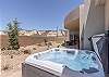 Enjoy the breathtaking view of southern Utah while relaxing in your own private hot tub.