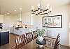 With an open and spacious floor plan, the Dining Room and Kitchen can accommodate meal preparations for groups large or small. 