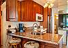 Beautiful kitchen, has everything you need to cook up a delicious meal