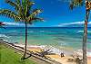 Snorkel with the turtles off Lokelani’s beach with Lanai & Molokai in the distance.