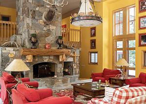 Great Room- Wood Fire Place