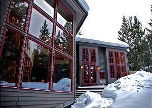 Exterior- Back Patio in the Winter 