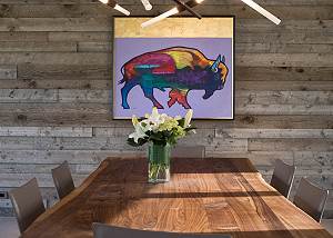 Dining Area - Contemporary Art and Seating