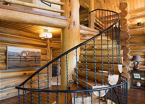 Spiral Staircase - Ascending Logwork