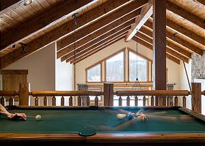 Loft - Pool Table at the Center