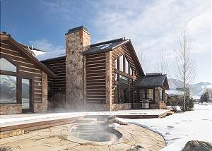 Home Exterior - Hot Tub Steaming 