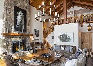 Great Room - View into the Loft