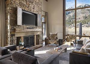 Living Room - Cozy up together in front of the fire for a movie 