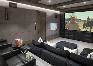 Theater Room- Great Area to Relax After a Long Hike or a Day on 