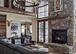 Living Room - Two story ceilings give this space a grand feel