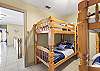 Bedroom 3 features two sets of Twin bunk beds and is a perfect space for the kids to hang out.