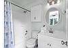 The primary bedroom features a private bathroom offering a tub/shower combo, single vanity, and is fully stocked with linens for your stay.