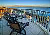 Balconies off the North bedrooms face Little Lagoon and offer spectacular views.