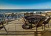 The balcony accessed from the living area offers spectacular views of the Gulf of Mexico