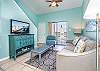 This cute unit features 1 bedroom and 2 full bathrooms for guests to enjoy. A sofa sleeper is provided for additional overnight guests, making this unit capable of sleeping 4 comfortably.