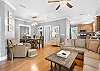 The open concept design of this great cottage ensures quality time can be spent together during your stay.