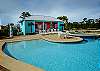 Pool #1 at The Rookery III development includes a small clubhouse with restrooms