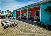 Pool #1 features a small clubhouse and restrooms