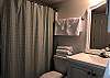 This unit offers a full size bathroom which features a single vanity, a tub/shower combo and is fully stocked with linens for your stay