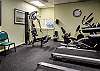 A fitness room is offered on site in building 5, which is easy walking distance from the cottage.