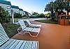 Lounge chairs are provided by each pool as well as some tables and chairs for your convenience.