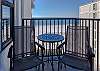 The bedroom offers a private balcony with seating. Enjoy a nice view of the gulf while enjoying your morning coffee or an evening cocktail