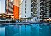 Unit 469 offers a great pool view from its 4th floor balcony