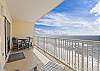 Oh what a view! Enjoy watching the waves crash on the shoreline while enjoying your beverage of choice on this spacious, 11th floor balcony.
