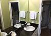 The private bathroom is fully stocked with linens for your stay