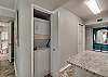 This unit also includes a stack washer/dryer for your convenience. No need to haul laundry to a laundromat or on site laundry room