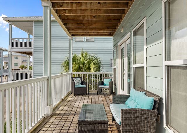 Spend time relaxing outdoors and enjoying the coastal, salt air breezes.