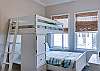 Guest Bedroom 2 offers a twin over full bunk bed. Perfect for the kids to have a space of their own.