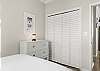 A spacious closet is featured for storing your personal belongings out of sight during your stay.