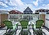 Line up and wait for the sky to offer you a show. Picturesque sunsets can be enjoyed from this very spot on the front porch.