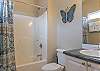  Each bedroom features its own private bathroom which offers a tub/shower combo, vanity, and is fully stocked with linens for your stay.