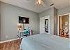Guest bedroom 1 offers private access to the guest bathroom and a large closet for storing away your personal belongings