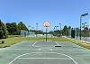 Basketball courts are offered for your use. Balls are not supplied