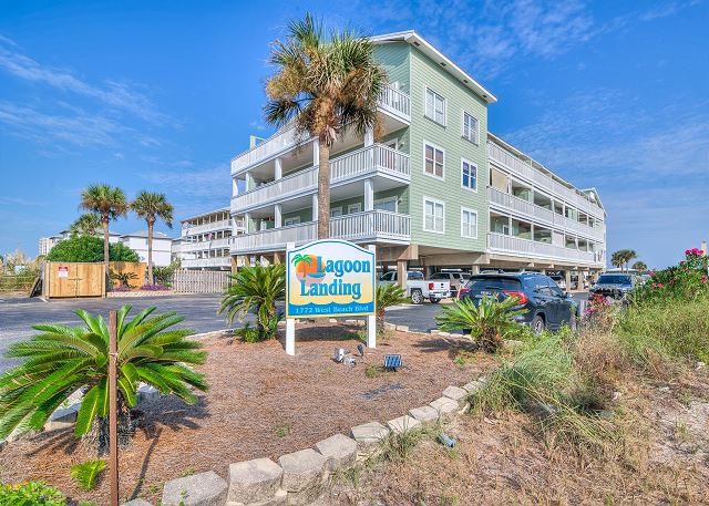 Lagoon Landing is a low density, Lagoon front complex that offers an outdoor pool, and first come, first serve boat docks.
