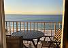 Enjoy endless views of the Gulf of Mexico from this cozy, 4th floor balcony.