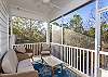 Relax and unwind on the screened porch while enjoying the sights and sounds of nature.