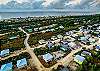 This aerial photo shows the close proximity to the beach from the complex.