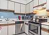 The fully stocked kitchen features everything you need for preparing your meals. Whether you wish to heat quick meals or cook an entire feast, it's your choice.