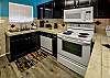 Nice kitchen fully stocked with cookware and utensils in case you want to prepare a meal and eat in