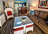 Cozy living area with plenty of seating for the family