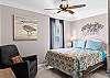 The guest bedroom features Queen bedding and is beautifully furnished to welcome you for your stay.