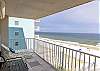 The spacious balcony overlooks The Gulf of America and offers gorgeous, endless views!