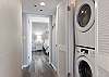 For convenience, this unit features a full size, stackable washer/dryer for use during your stay.