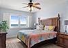 The Gulf front primary bedroom features king bedding and is fully furnished to make you feel right at home.