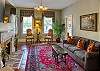 The spacious living room has smart TV & free Wifi. Bring passwords to your favorite apps, as we do not have cable.